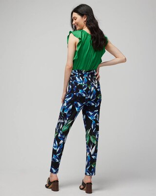 High-Rise Tapered Ankle Pants