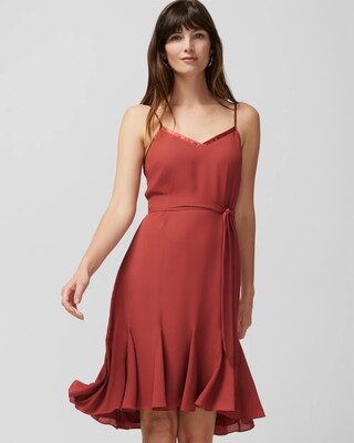 Sleeveless Godet Dress