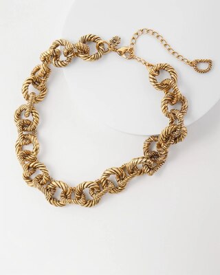 Twisted Link Necklace