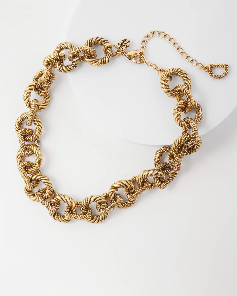 Twisted Link Necklace