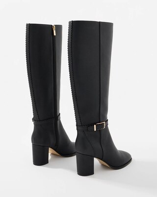 Buckle Detail Tall Boots click to view larger image.