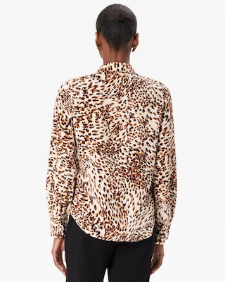 Button Front Collared Shirt