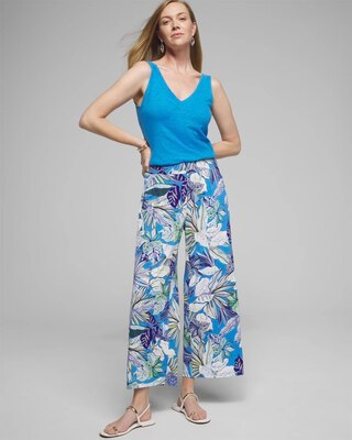 Outlet WHBM Knit Wide-Leg Crop