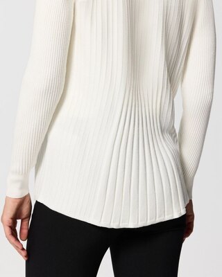 Ribbed Long Sleeve Coverup click to view larger image.