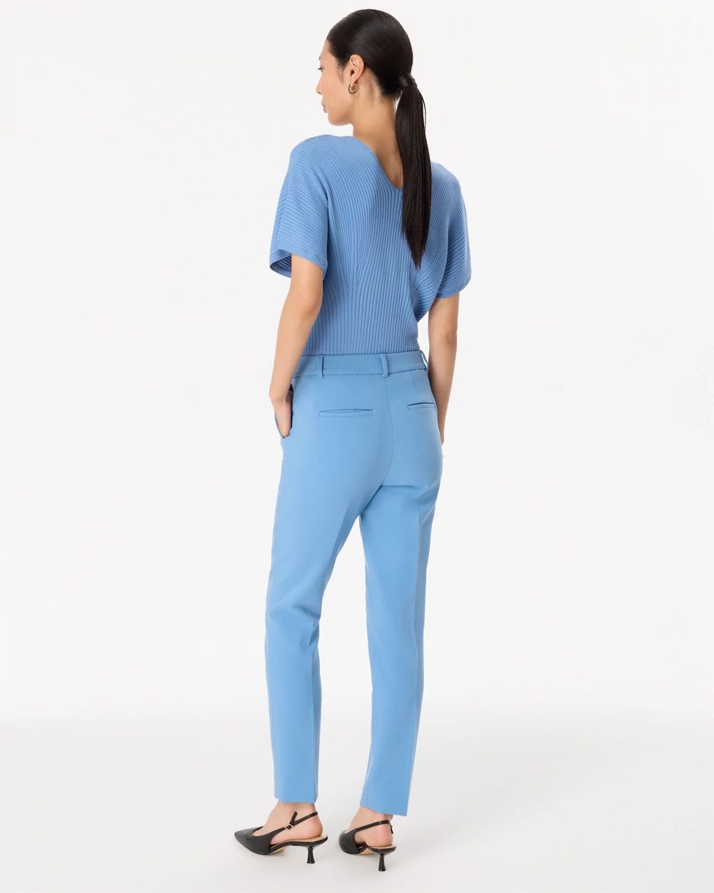 Luxe Stretch High-Rise Elle Slim Ankle Pant click to view larger image.