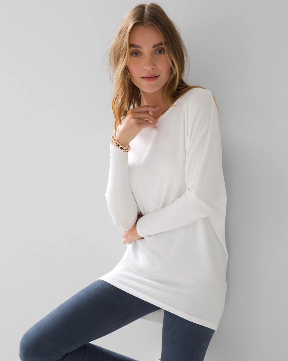 Cozy Knit Dolman Tunic
