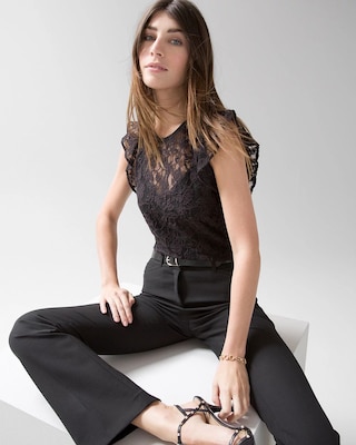 Sleeveless Lace Top