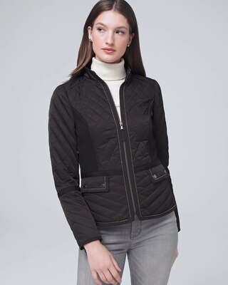 Puffer Jacket with Removable Faux Fur Collar