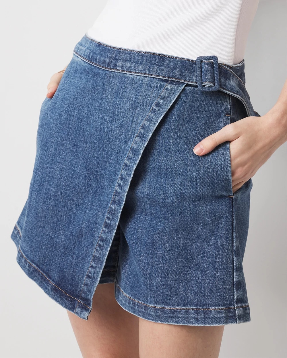 Denim Skort