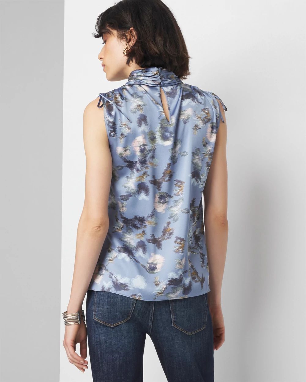Mockneck Shell Top