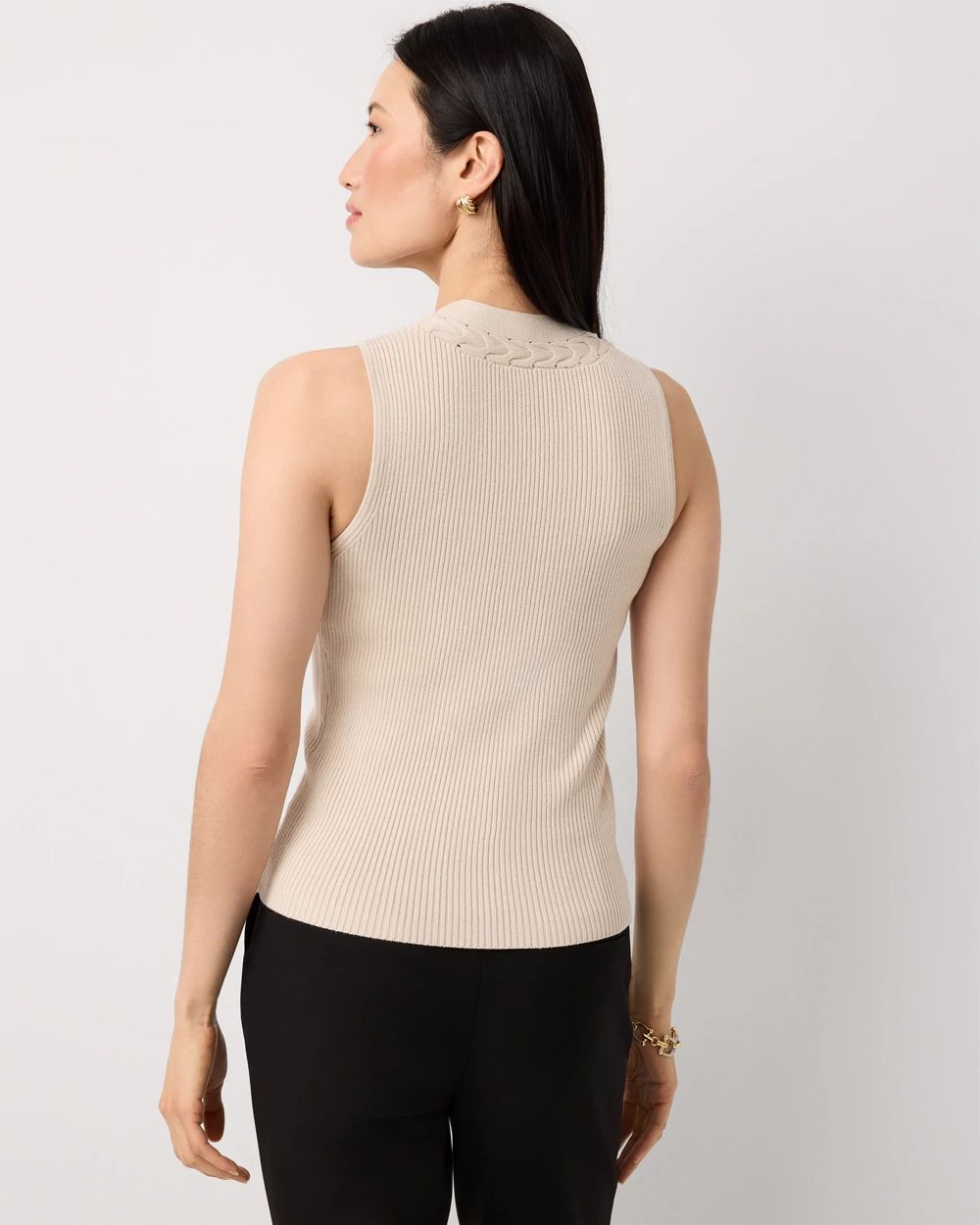 V-neck Knit Tank