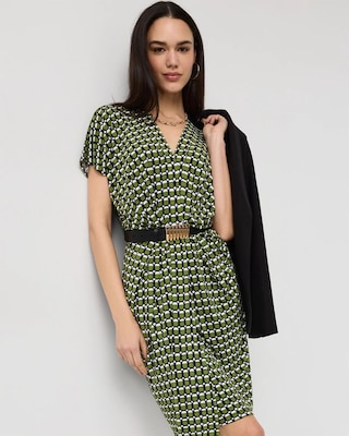 Matte-Jersey Twist Front Dress click to view larger image.