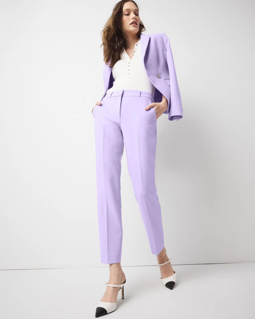WHBM® Petite Elle Slim Ankle Pants