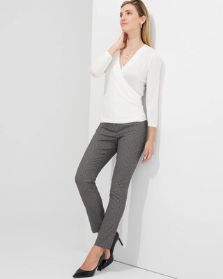 Outlet WHBM Surplice 3/4-Sleeve Tee