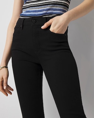 High-Rise Black Skinny Jeans click to view larger image.