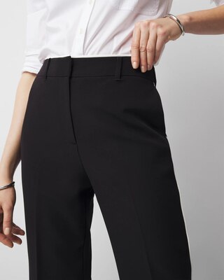 High-Rise Relaxed Trouser with Piping click to view larger image.