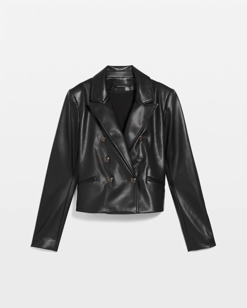 Faux Leather Jacket click to view larger image.