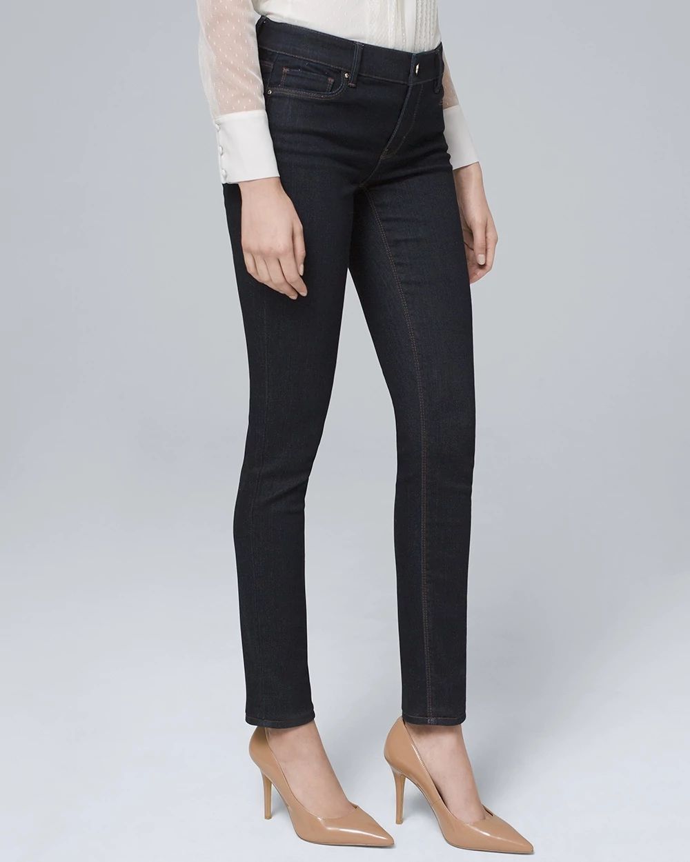 Classic-Rise Slim Jeans