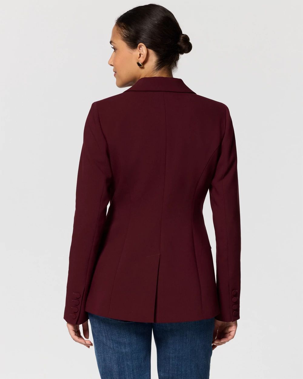 WHBM® Luxe Stretch One-Button Blazer click to view larger image.