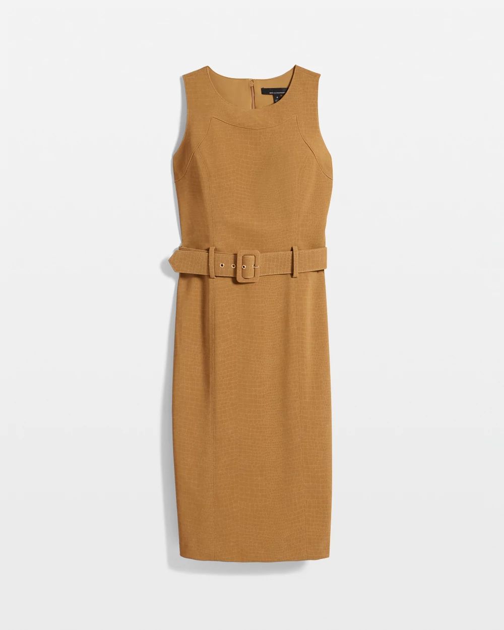Belted Sheath Dress click to view larger image.