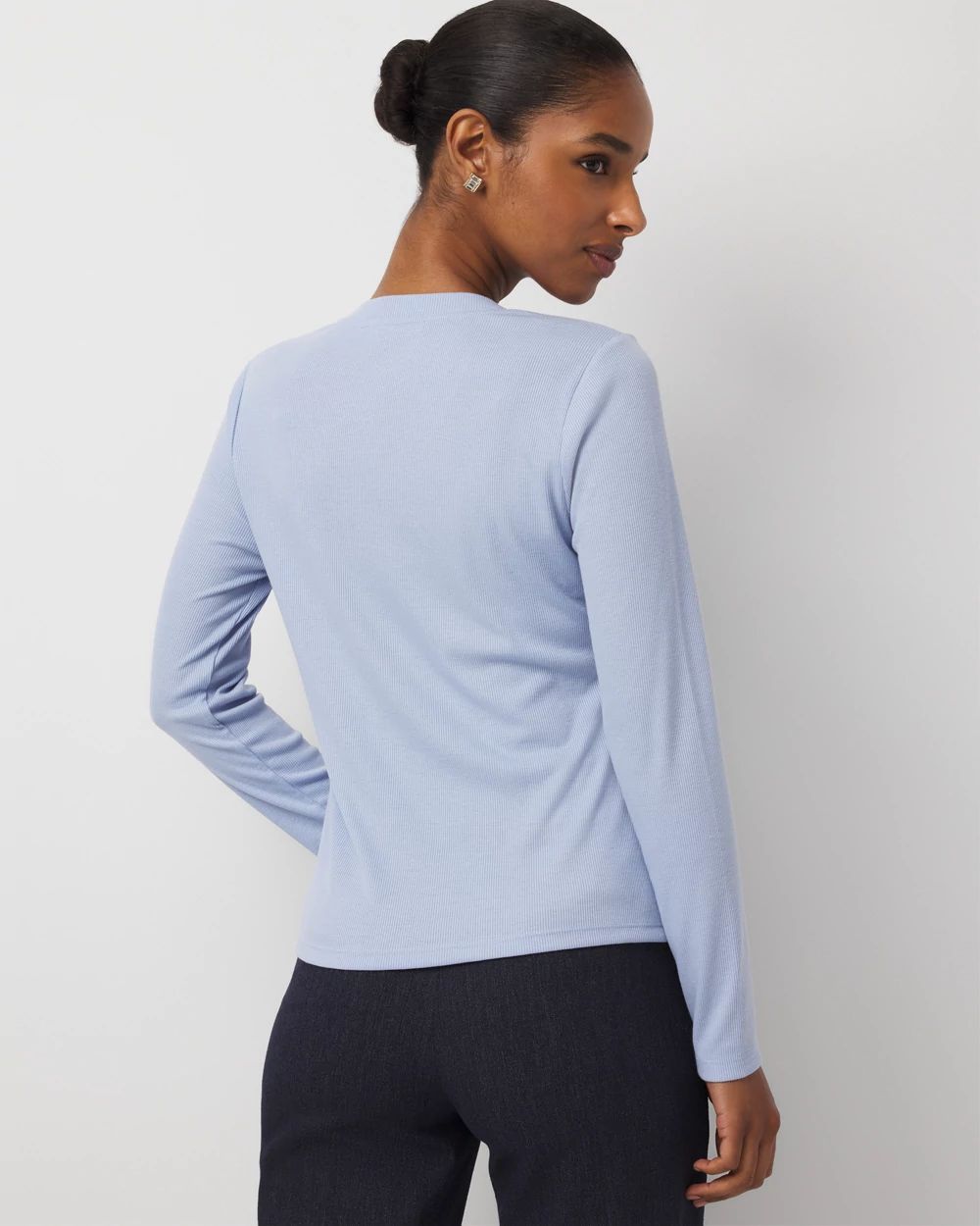 Turnlock Long Sleeve Henley Tee