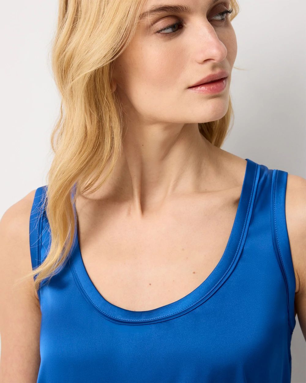 Satin Front Shell Tank