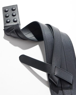Fixed Tie Snap Waist Belt