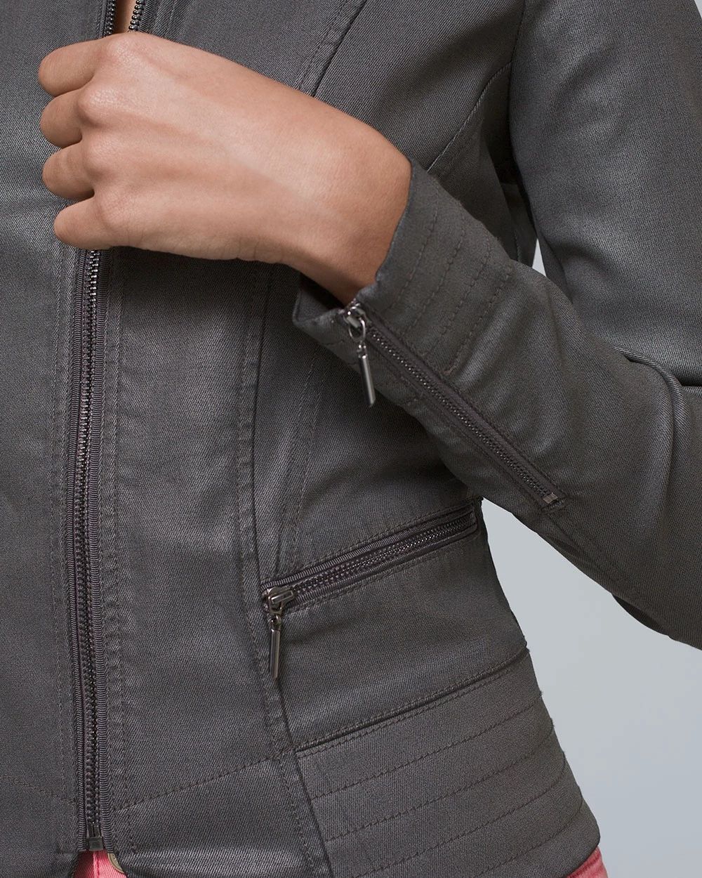 Coated Denim Jacket