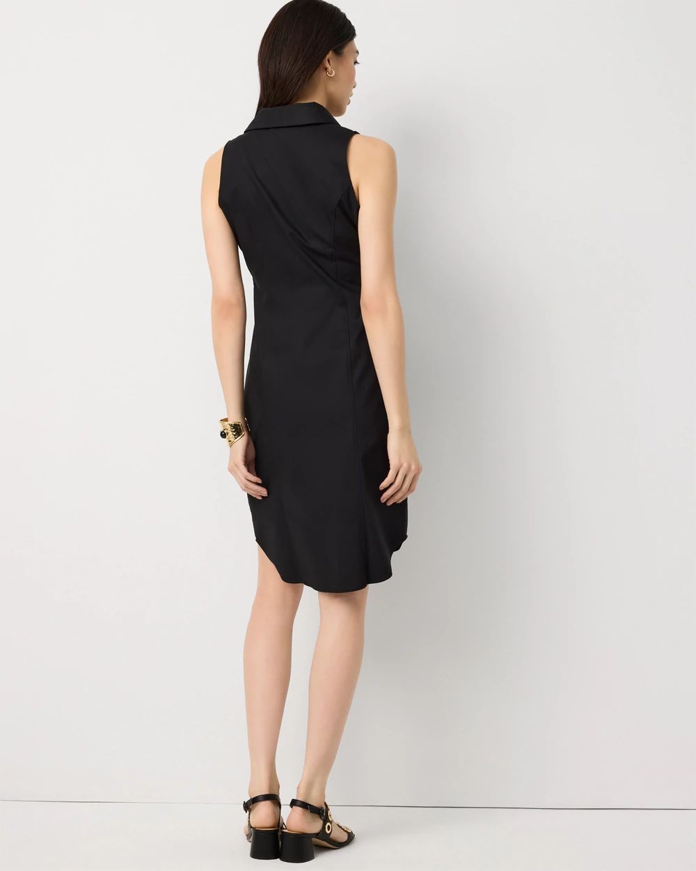 Petite Ruched Shirt Dress click to view larger image.