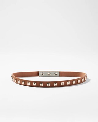 Studded Skinny Belt