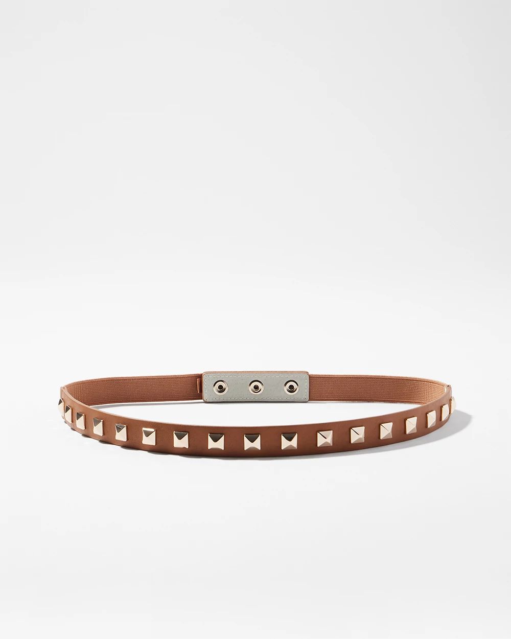 Studded Skinny Belt