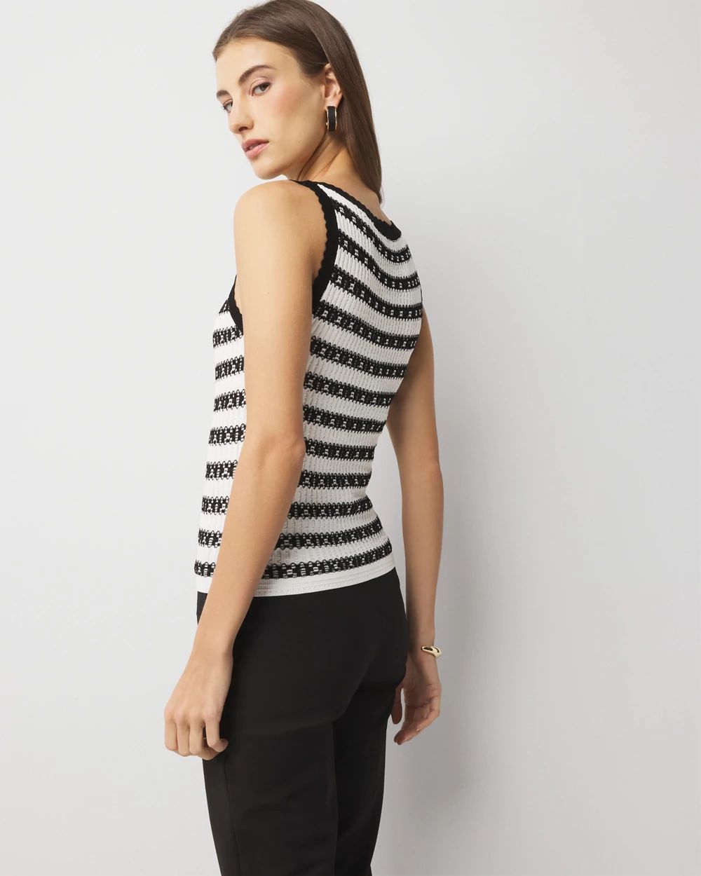 Textured Sweater Tank Top