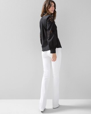 Embroidered Poplin Shirt