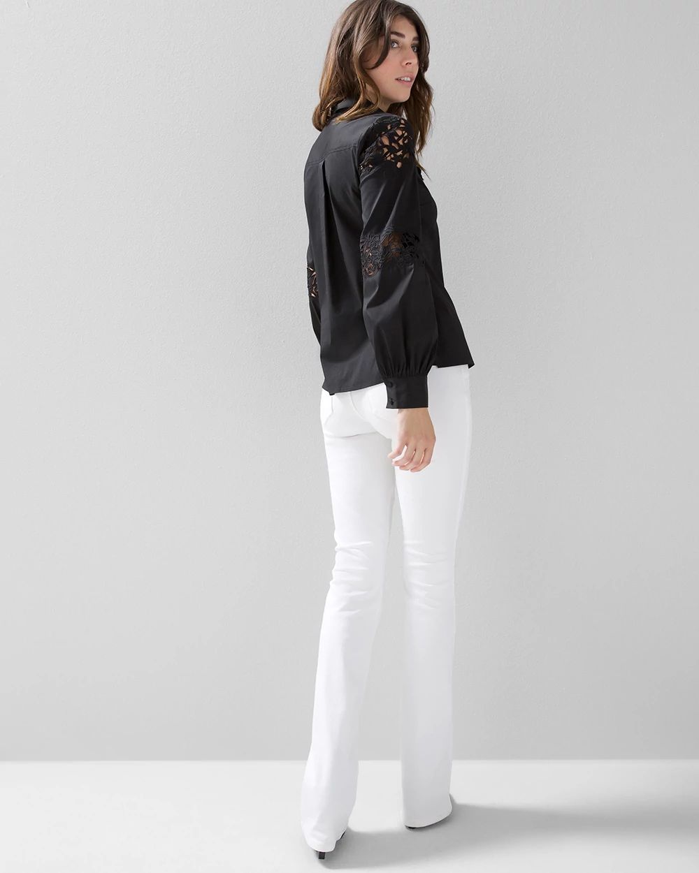 Embroidered Poplin Shirt
