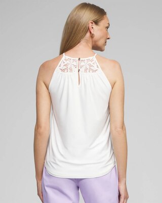 Outlet WHBM Lace Detail Halter