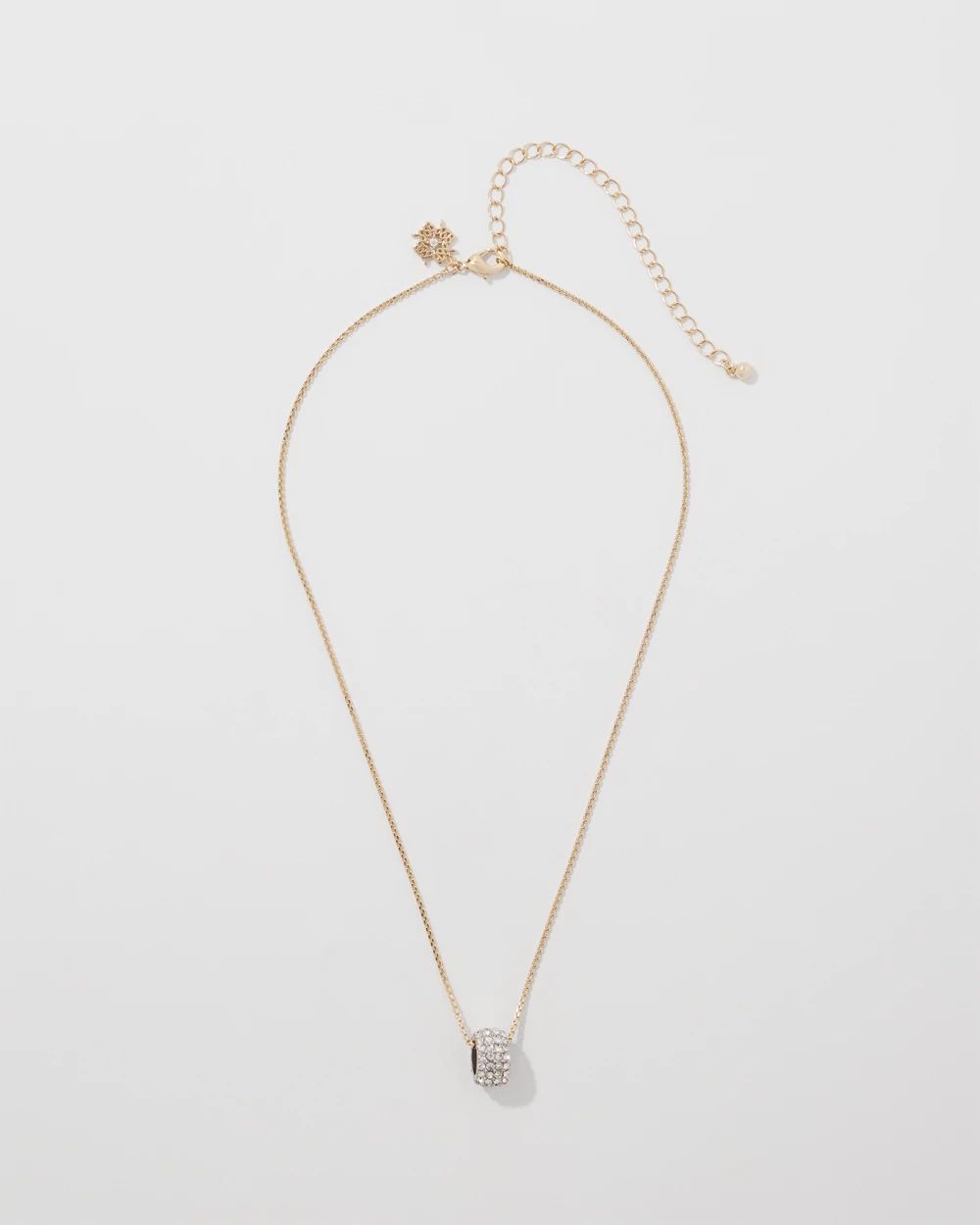 Pavé Pendant Necklace