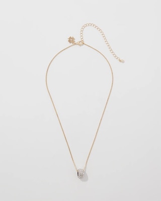 Pavé Pendant Necklace