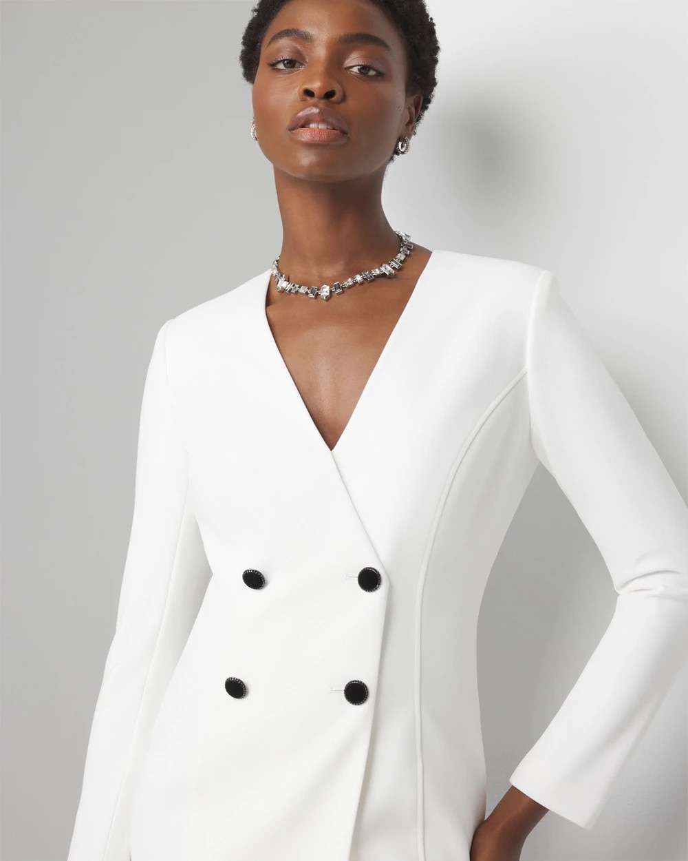 Double-Breasted Blazer Dress | White House Black Market