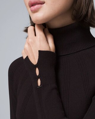 Modern Ribbed Turtleneck Sweater