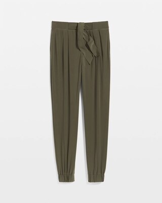 Jersey-Knit Tapered Ankle Pant click to view larger image.