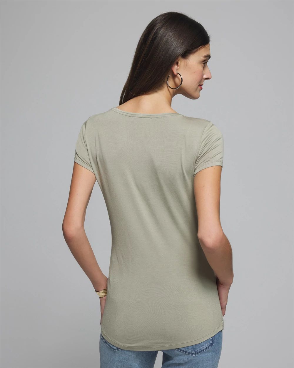 Outlet WHBM Crew-Neck Foundation Tee