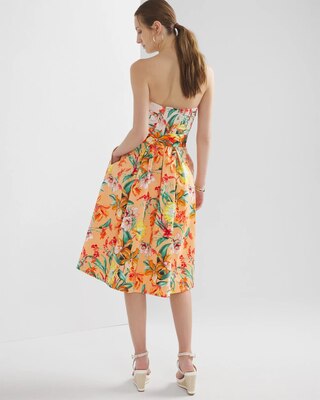 Tropical Bustier Dress