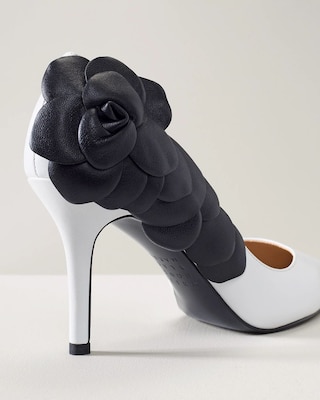 Floral Mid-Heel Pump click to view larger image.