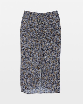 Draped Printed Skirt click to view larger image.