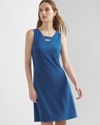 Cutout V-Neck Mini Dress