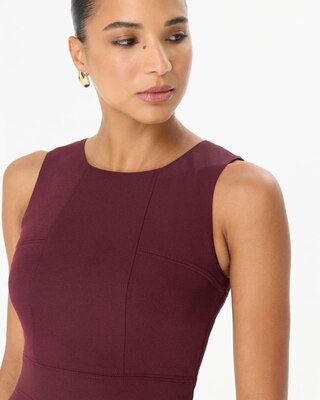 Crew Neck Sleeveless Dress click to view larger image.