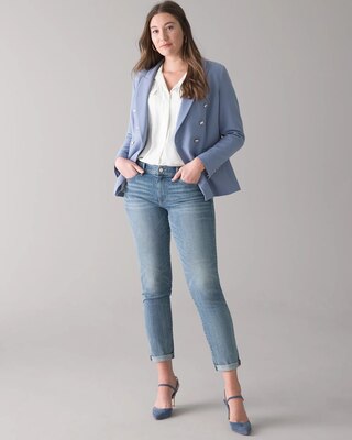 Mid-Rise Everyday Soft Denim™ Girlfriend Jeans