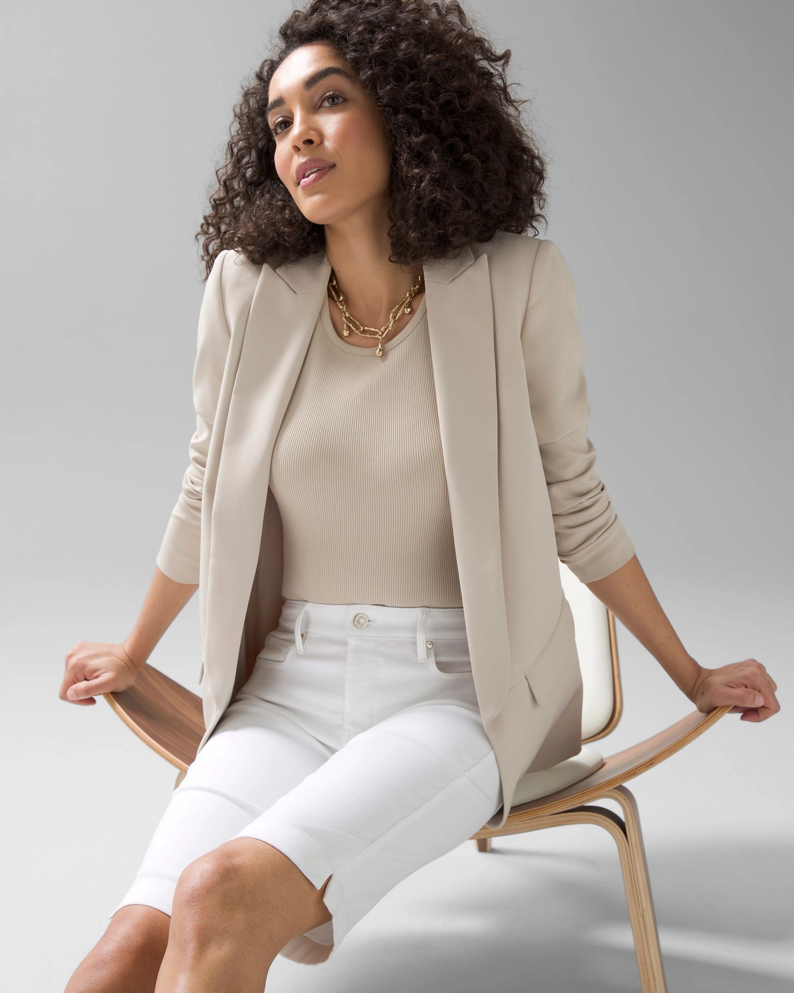 High-Rise Bermuda Shorts