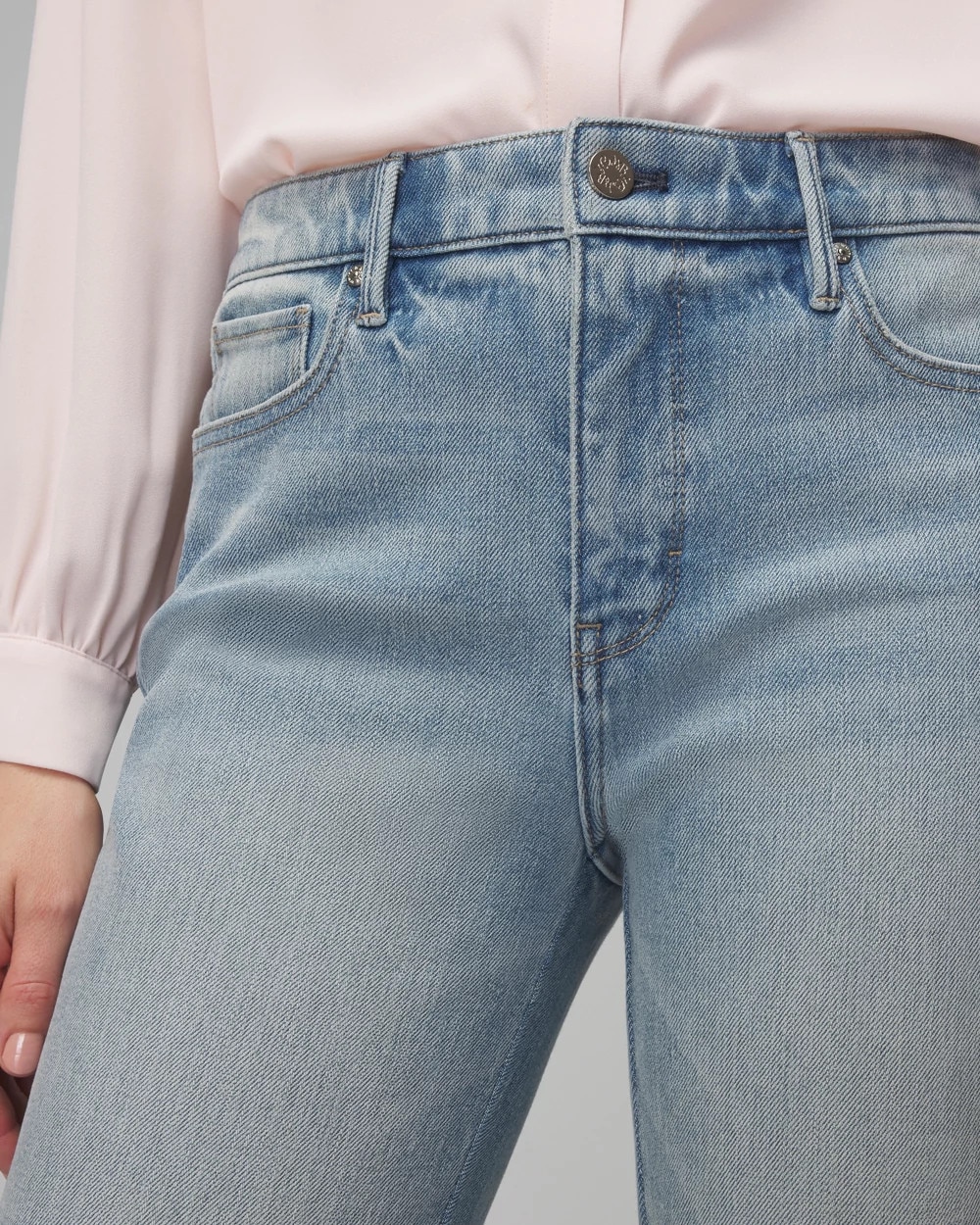 High-Rise Straight Jeans