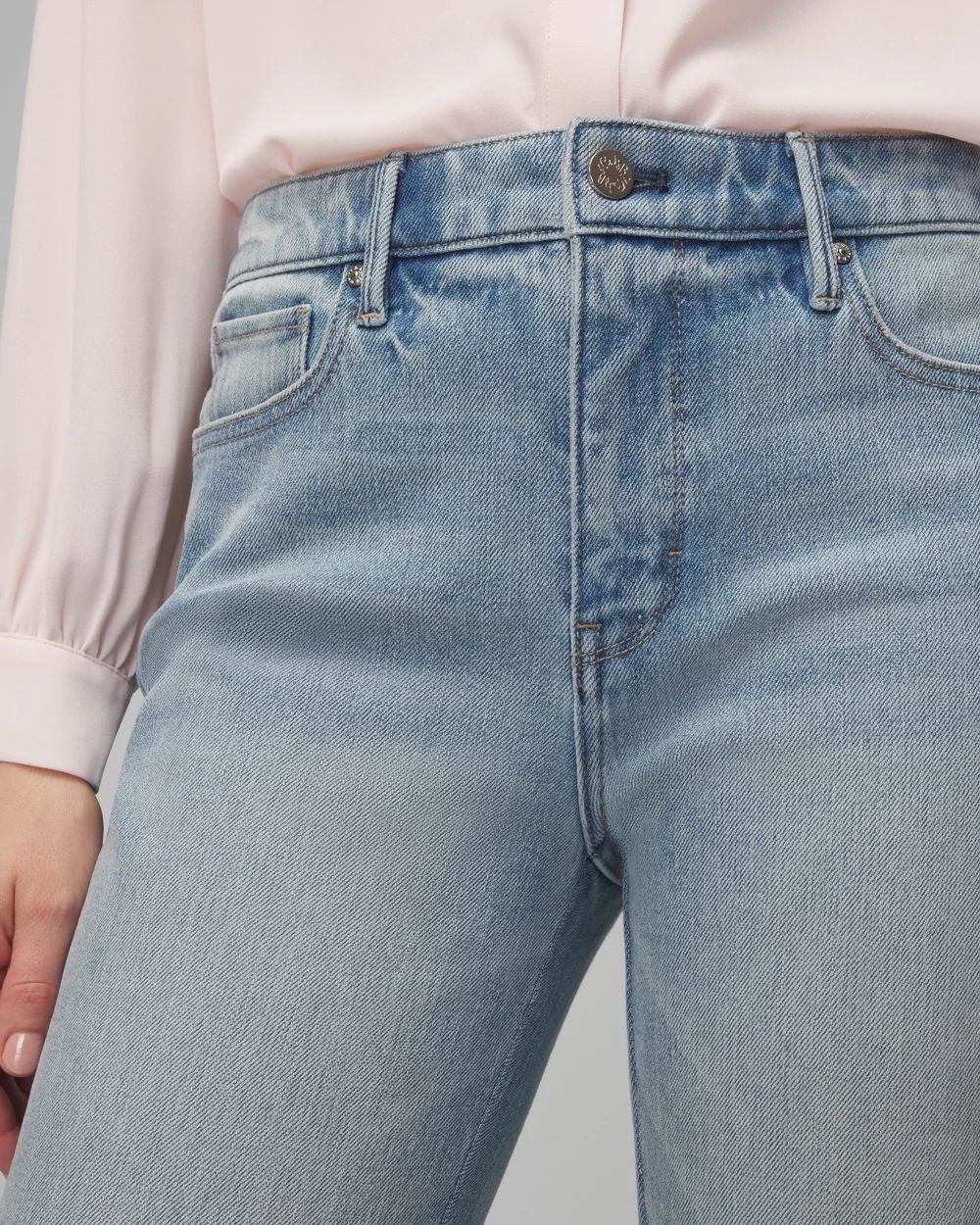 High-Rise Straight Jeans click to view larger image.
